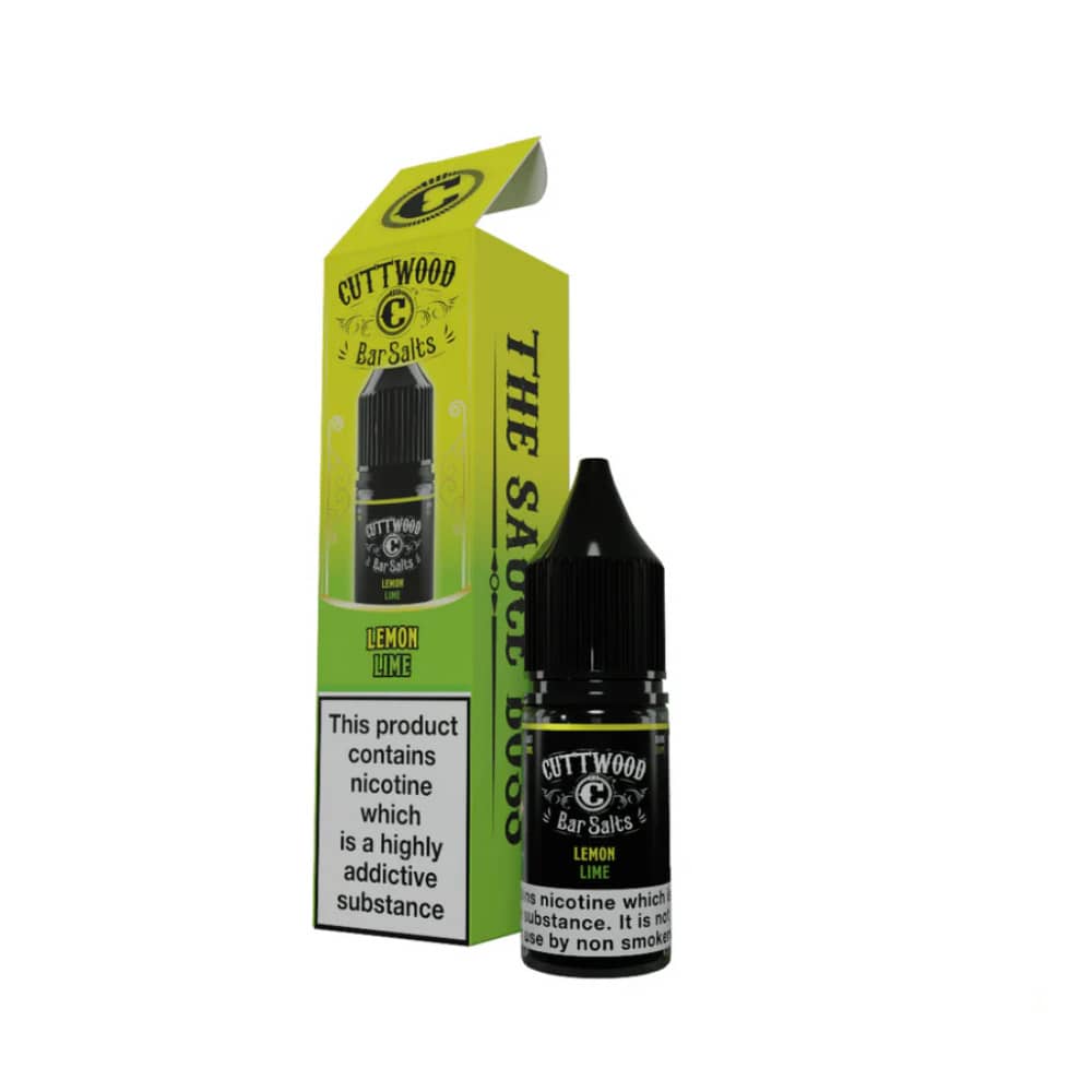 Cuttwood Bar Salt Nic Salts e liquids 10ml Lemon Lime 20mg