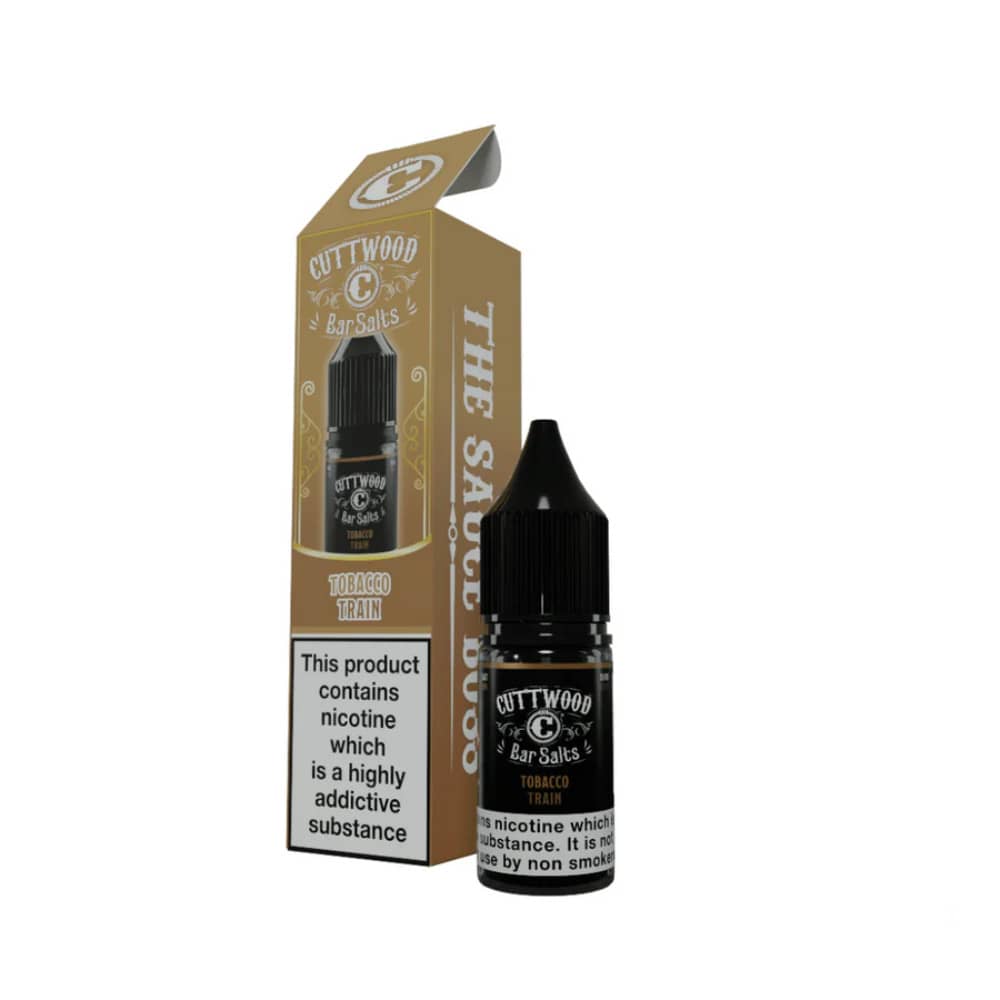 Cuttwood Bar Salt Nic Salts e liquids 10ml Tobacco Train 10mg