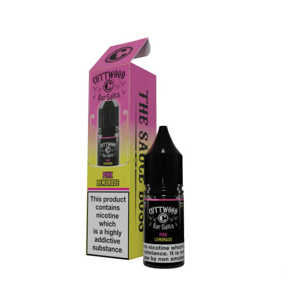Cuttwood Bar Salt Nic Salts e liquids 10ml Pink Lemonade 20mg