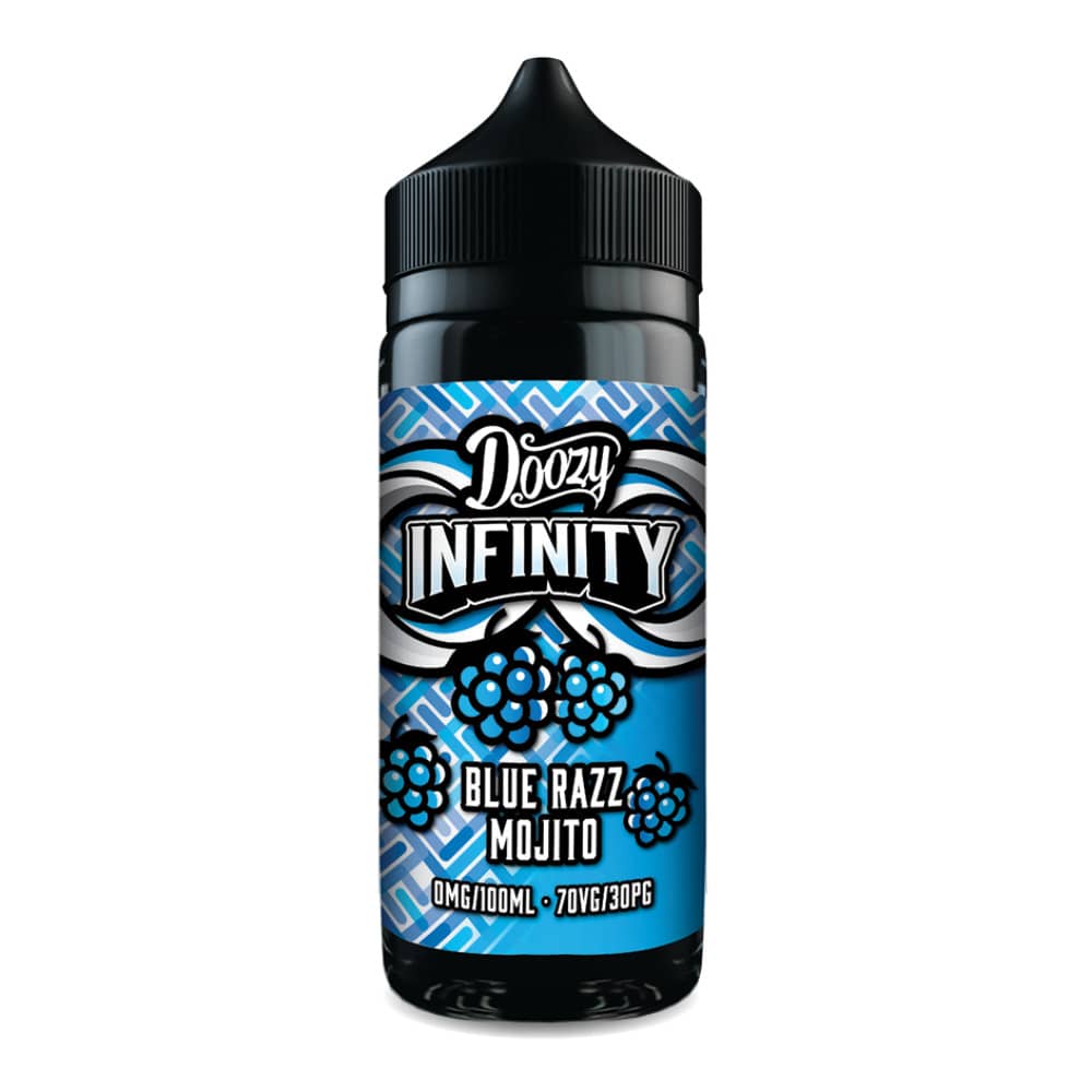 Doozy Infinity Nic Salts e liquids 10ml Blue Razz Mojito 20mg