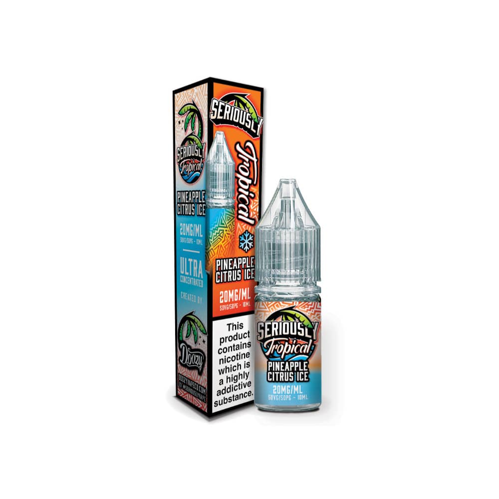 Doozy Serious Tropical Nic Salts e liquids 10ml Pineapple Citrus Ice 20mg