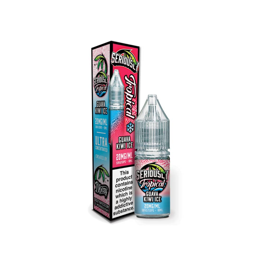 Doozy Serious Tropical Nic Salts e liquids 10ml Guava Kiwi Ice 20mg