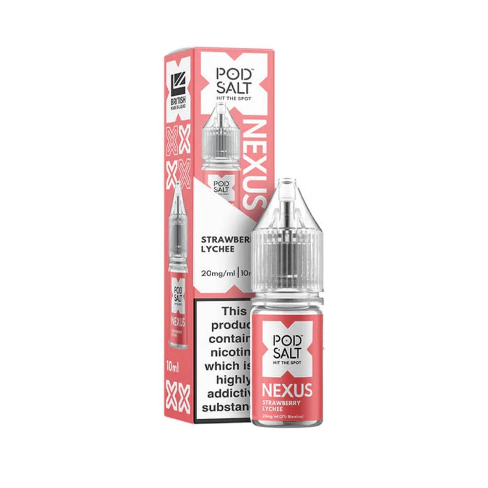 Pod Salt Nexus e liquids 10ml Strawberry Lychee 20mg