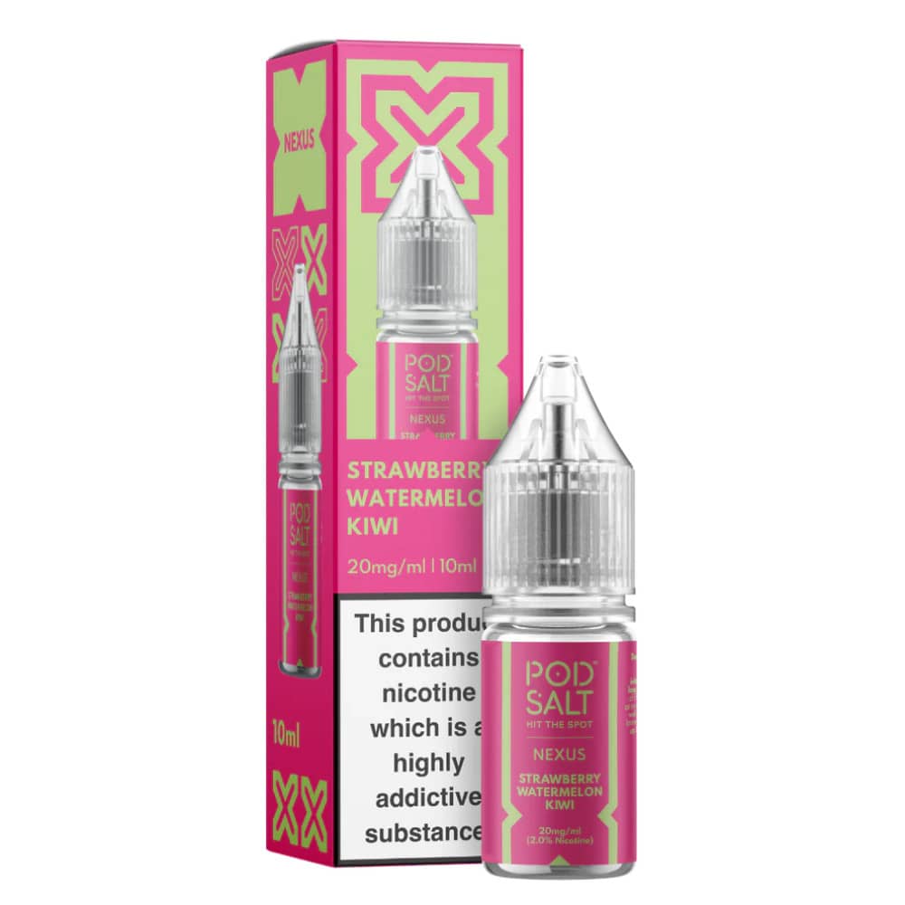 Pod Salt Nexus e liquids 10ml Strawberry Watermelon Kiwi 10mg