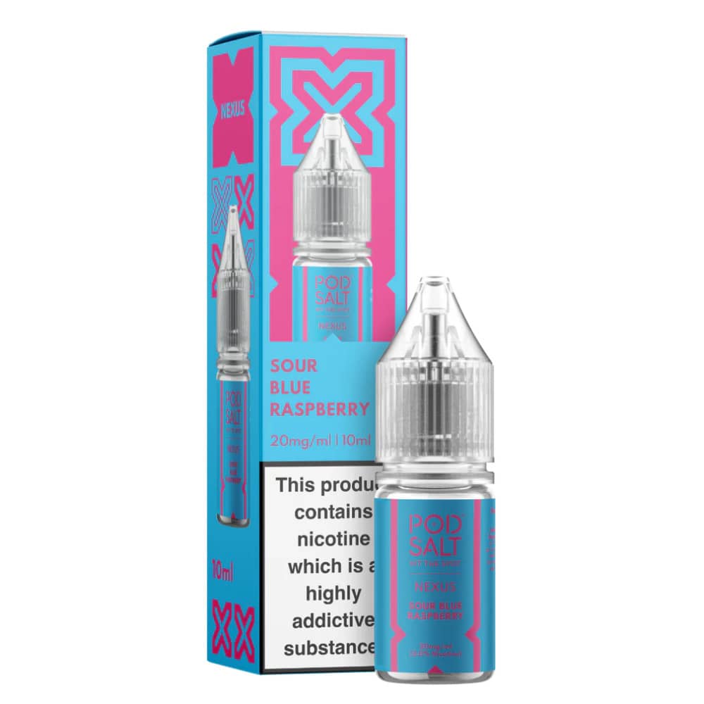 Pod Salt Nexus e liquids 10ml Sour Blue Raspberry 20mg