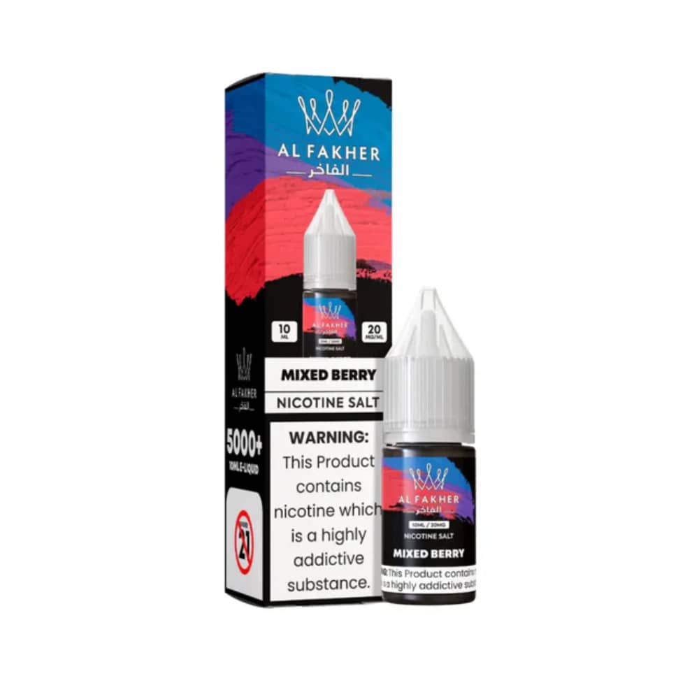 Al Fakher Nic Salts e liquids 10ml Mixed Berries 20mg