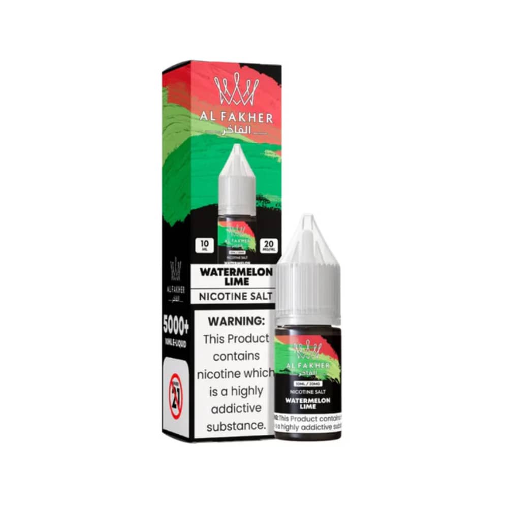 Al Fakher Nic Salts e liquids 10ml Watermelon Lime 10mg