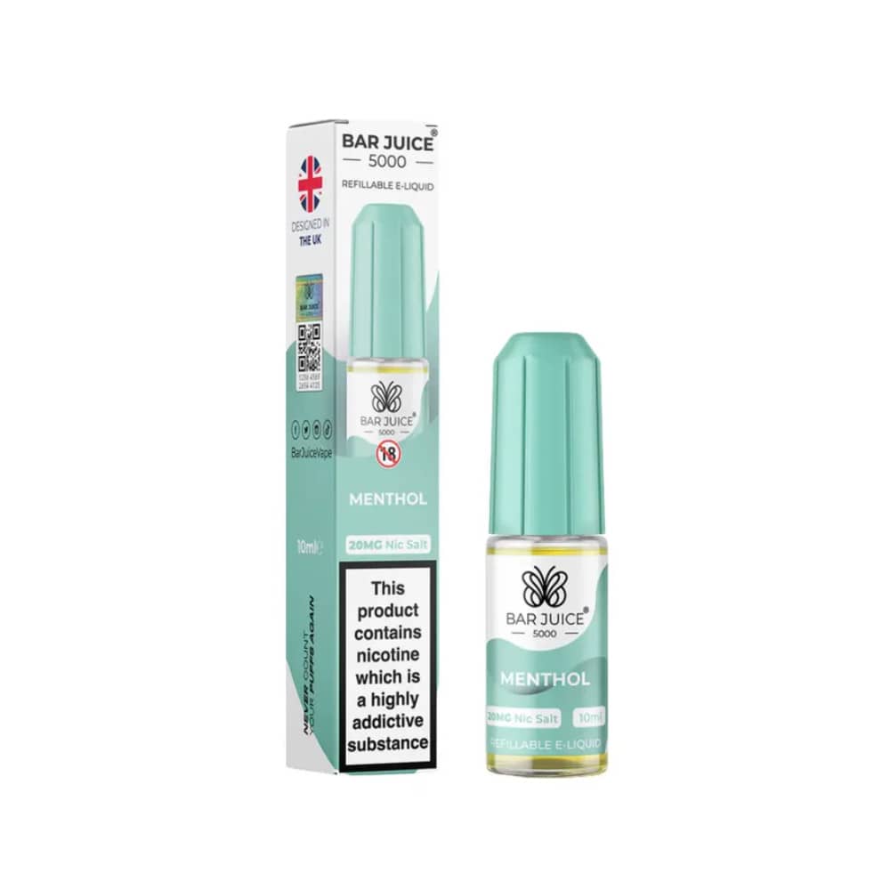 Bar Juice Nic Salts E-Liquids 10ml Menthol 20mg