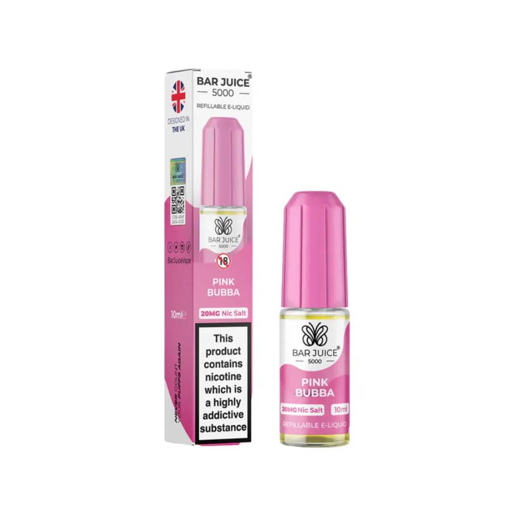 Bar Juice Nic Salts E-Liquids 10ml Pink Bubba 20mg