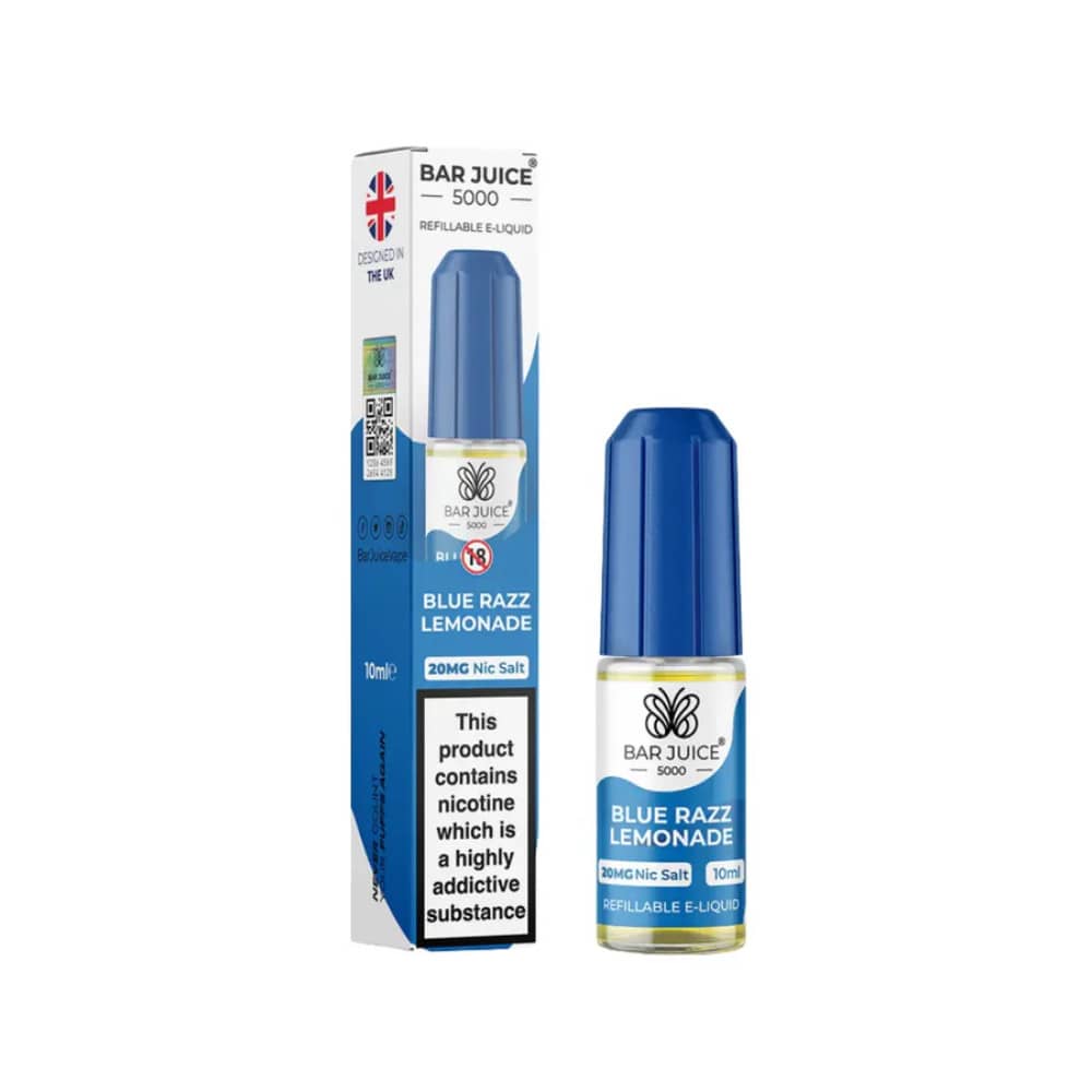 Bar Juice Nic Salts E-Liquids 10ml Blue Razz Lemonade 20mg