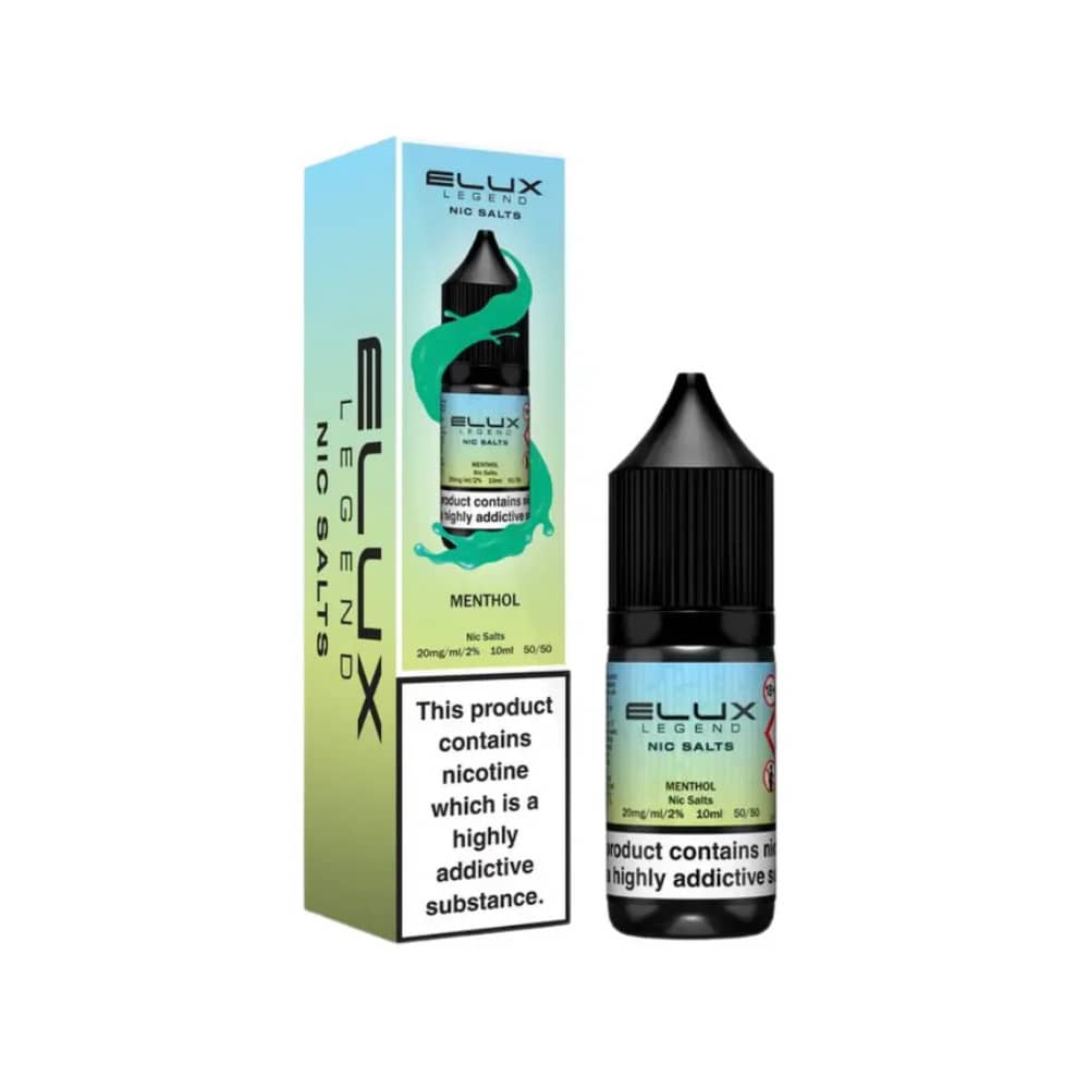 Elux Legend Nic Salts E-Liquids 10ml Menthol 10mg