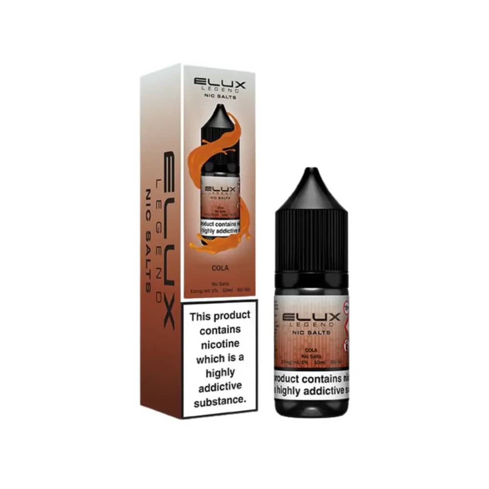 Elux Legend Nic Salts E-Liquids 10ml Cola 10mg