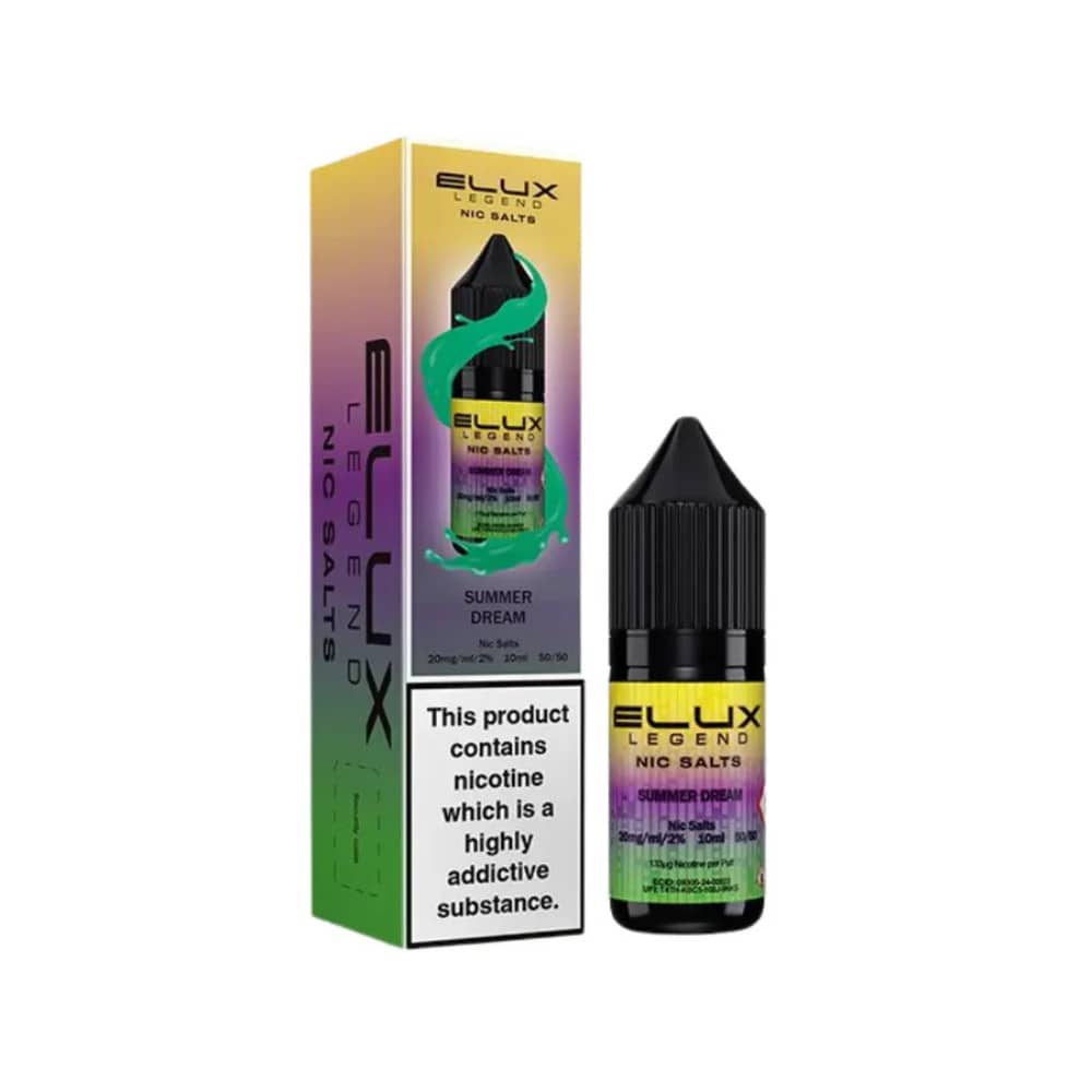 Elux Legend Nic Salts E-Liquids 10ml Summer Dream 20mg
