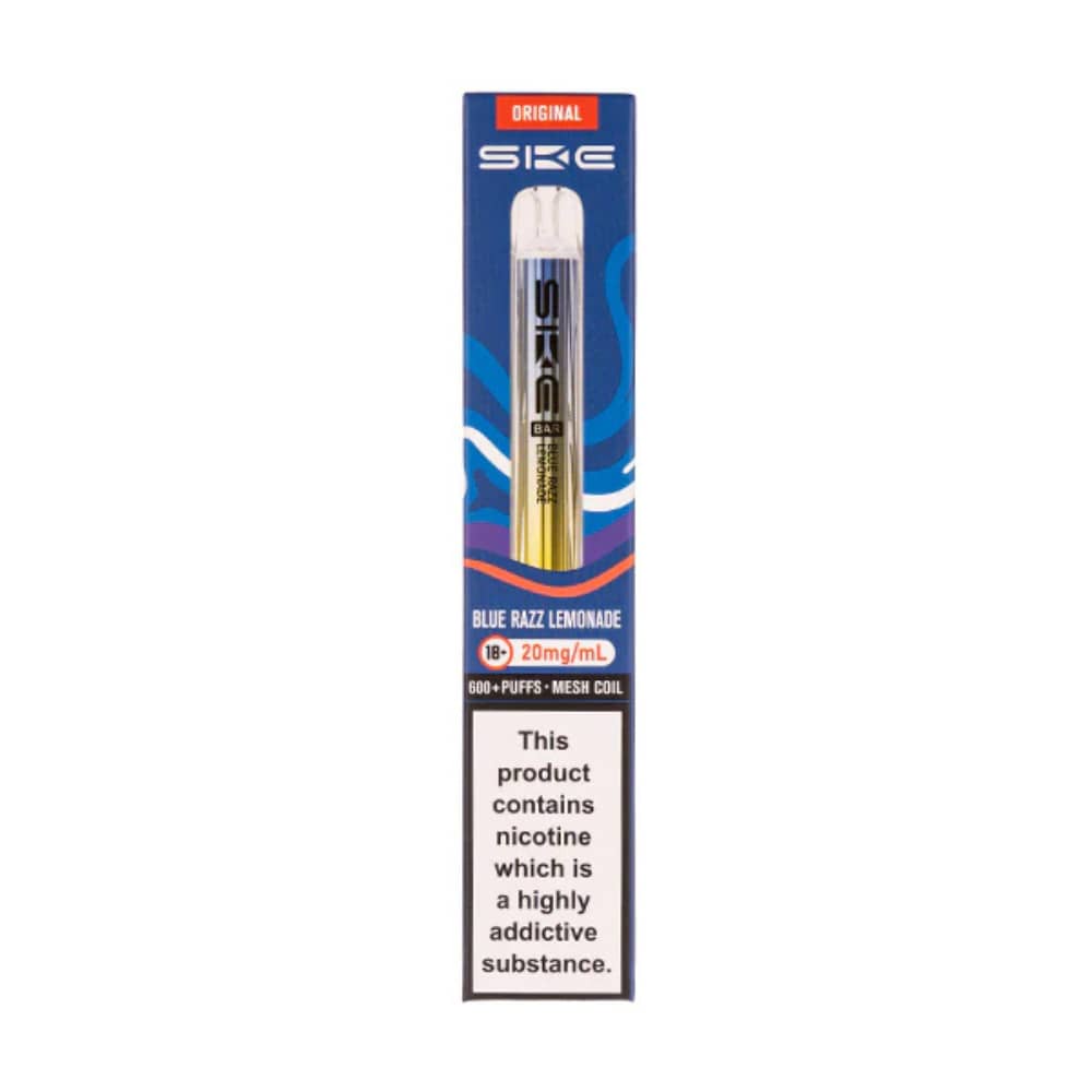 Ske Crystal Original 600 Prefilled Vape Kit Blue Razz Lemonade
