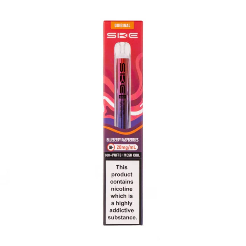 Ske Crystal Original 600 Prefilled Vape Kit Blueberry Raspberry