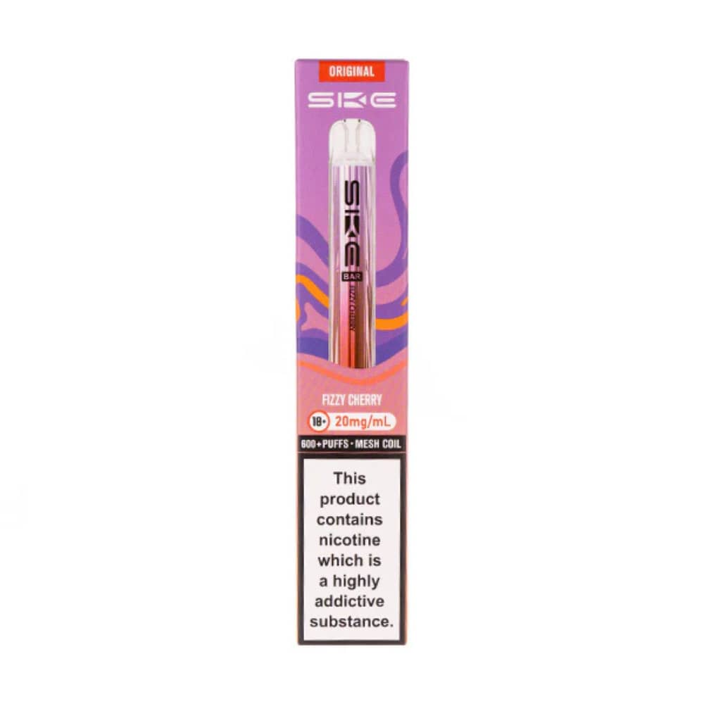 Ske Crystal Original 600 Prefilled Vape Kit Fizzy Cherry