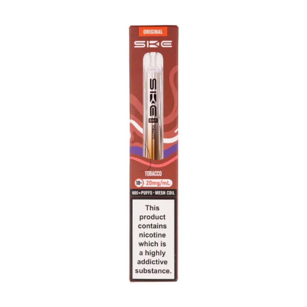 Ske Crystal Original 600 Prefilled Vape Kit Tobacco