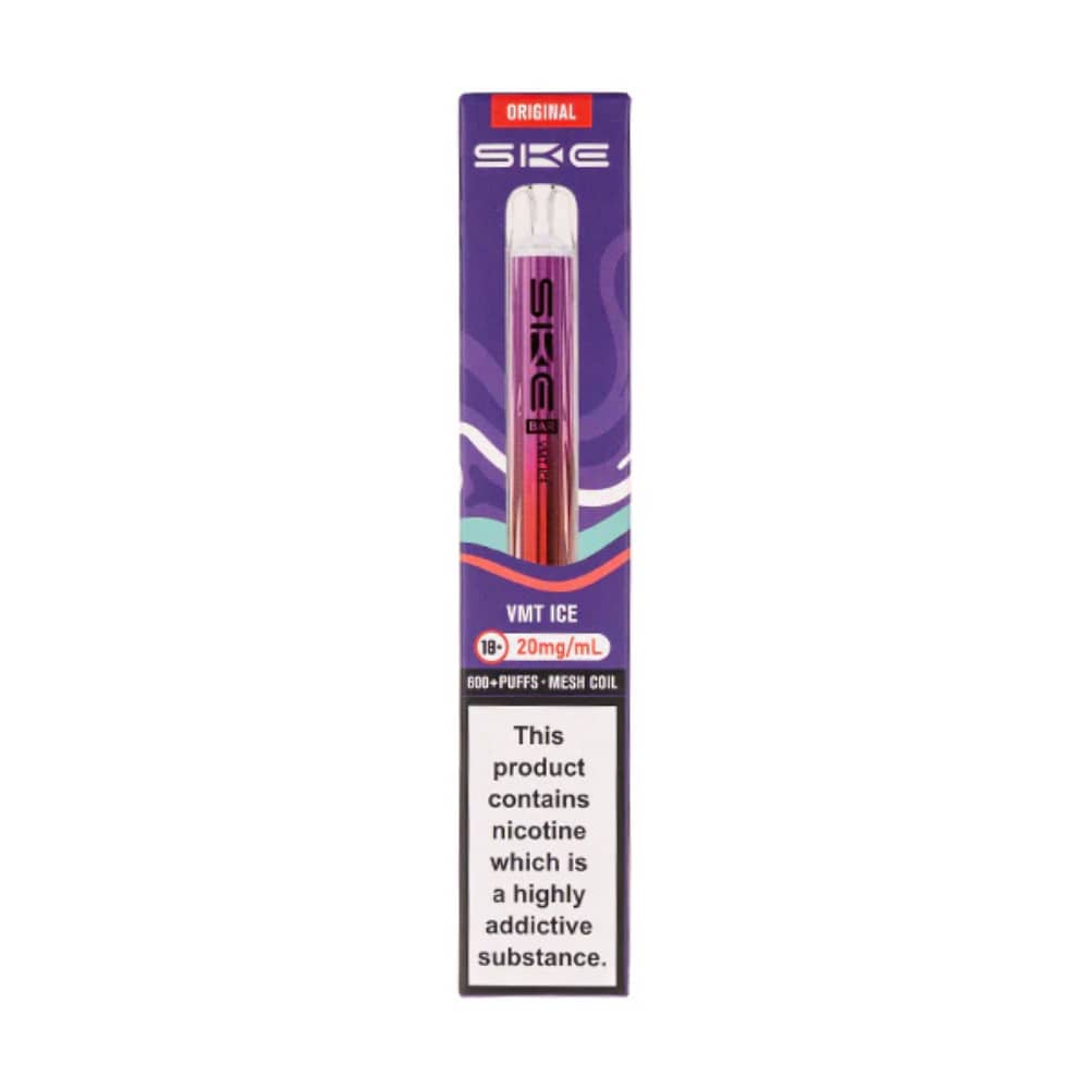 Ske Crystal Original 600 Prefilled Vape Kit VMT Ice