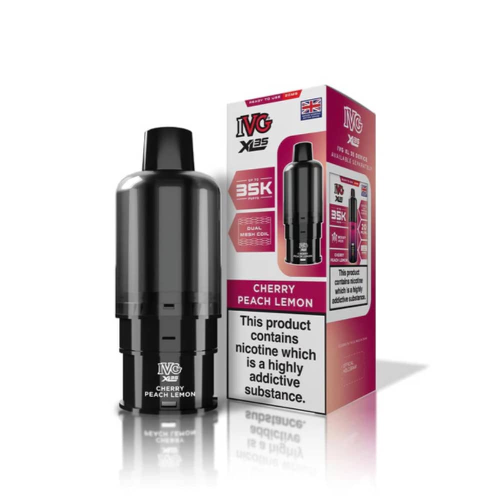 IVG XL 35K Pods Cherry Peach Lemon