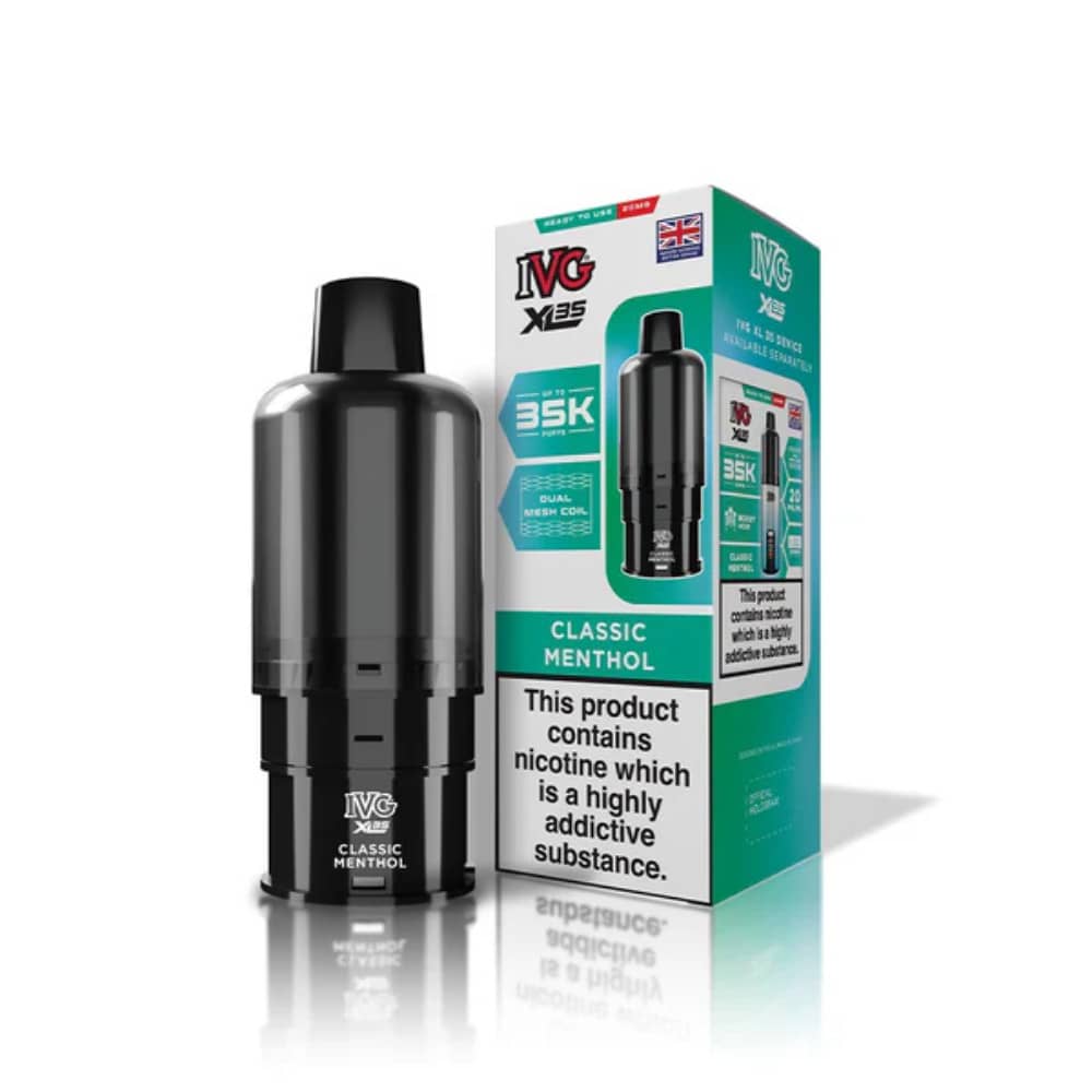 IVG XL 35K Pods Classic Menthol