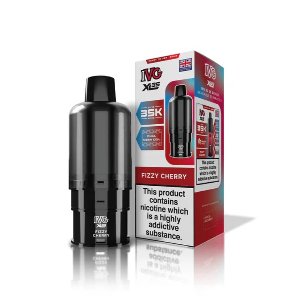 IVG XL 35K Pods Fizzy Cherry