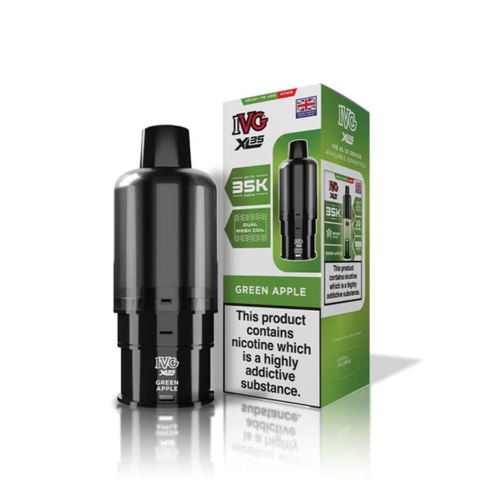IVG XL 35K Pods Green Apple
