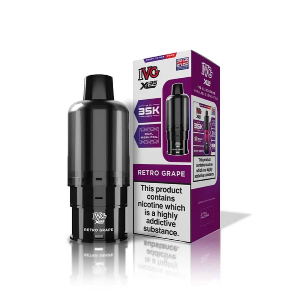 IVG XL 35K Pods Retro Grape