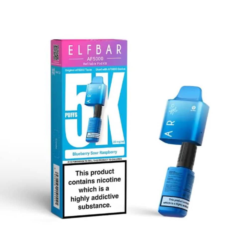 Elf bar AF5000 Pods Blueberry Sour Raspberry