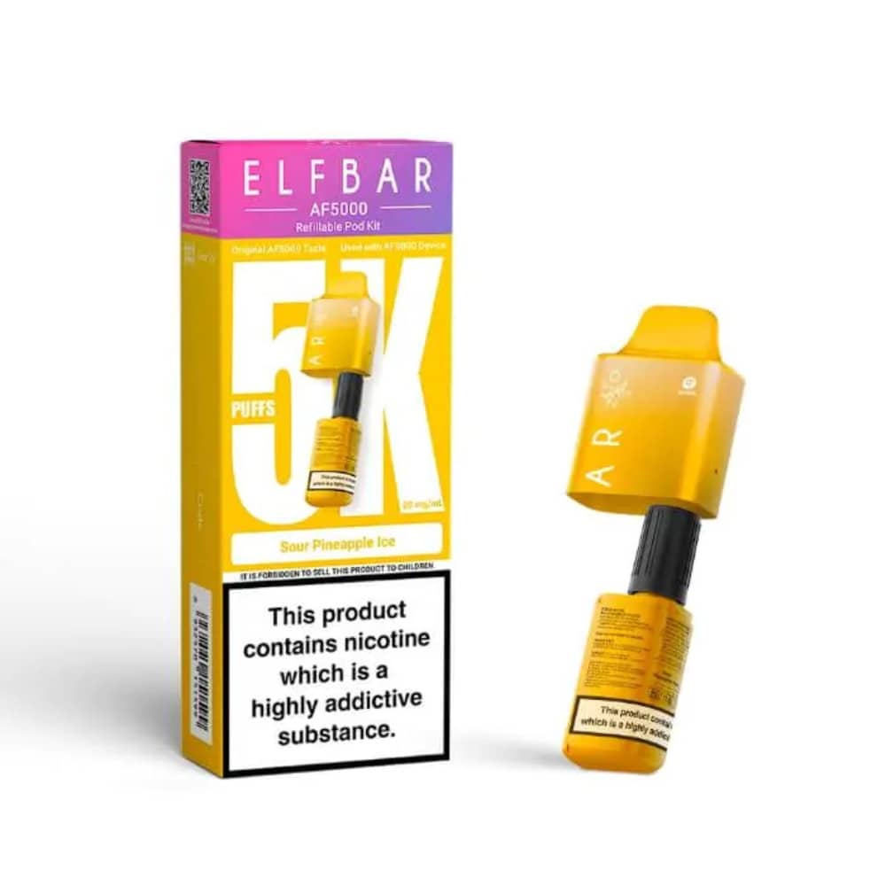 Elf bar AF5000 Pods Sour Pineapple Ice