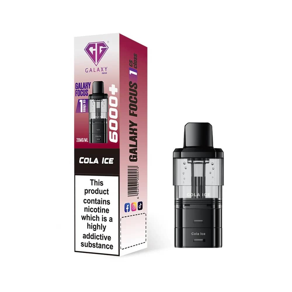 Crystal Galaxy Focus 6k Refill Pods Cola Ice