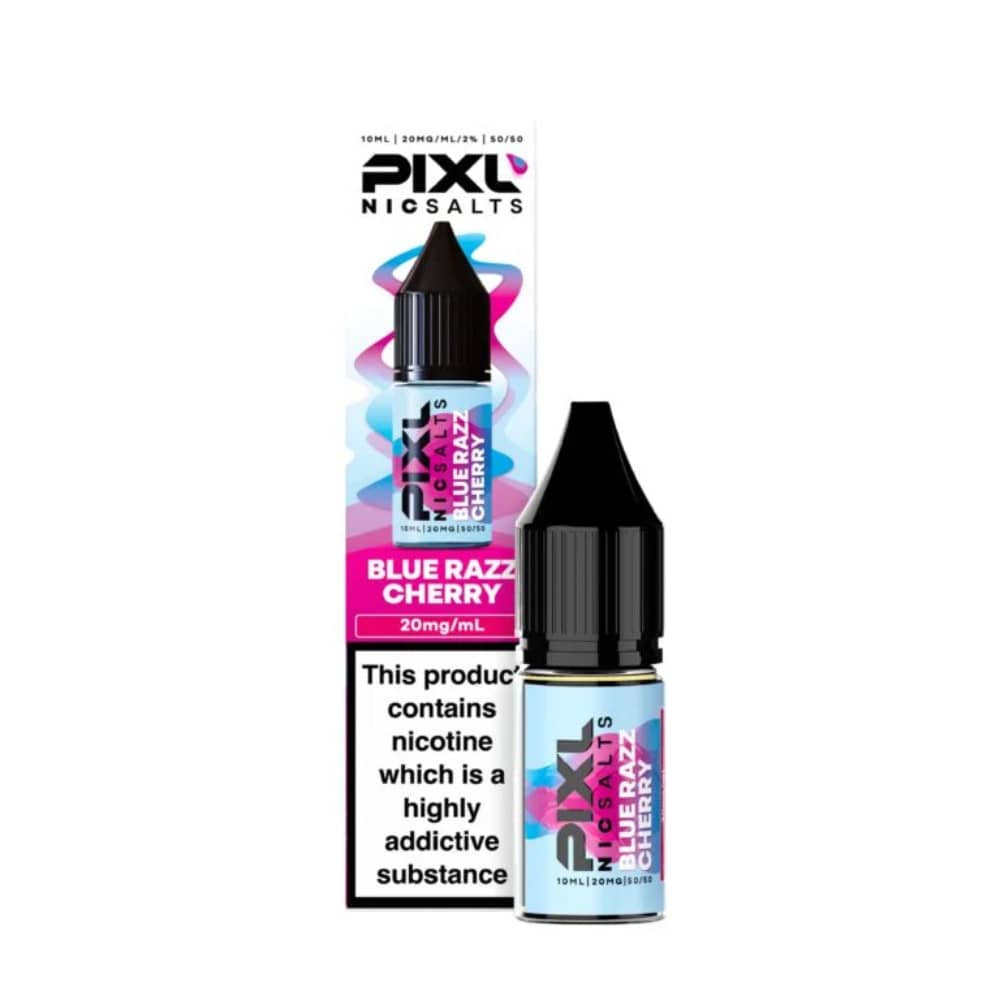Pixl Nic Salts 10ml E liquids Blue Razz Cherry 20mg