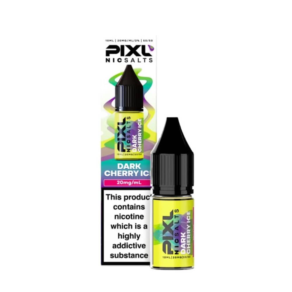 Pixl Nic Salts 10ml E liquids Dark Cherry Ice 10mg
