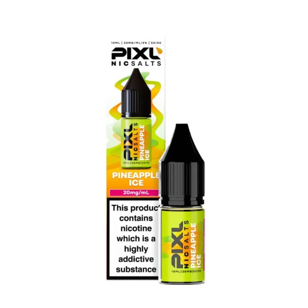 Pixl Nic Salts 10ml E liquids Pineaple Ice 20mg