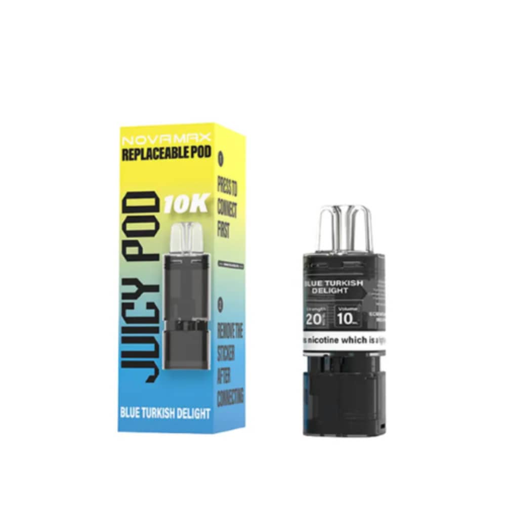 Juicy Pod Novamax 10K Pods Blue Turkish Delight