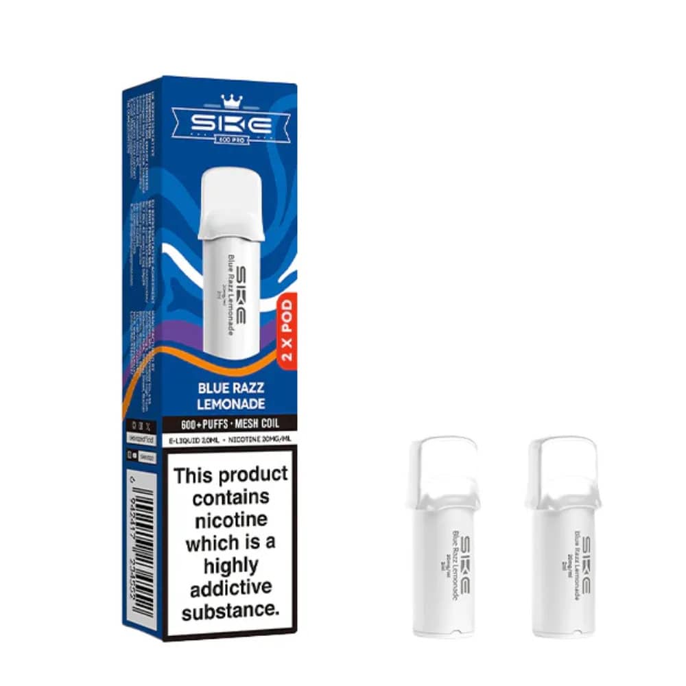 SKE Crystal Pro 600 Pods Blue Razz Lemonade