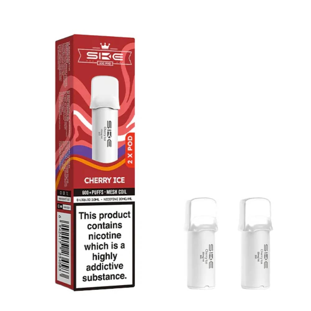 SKE Crystal Pro 600 Pods Cherry Ice