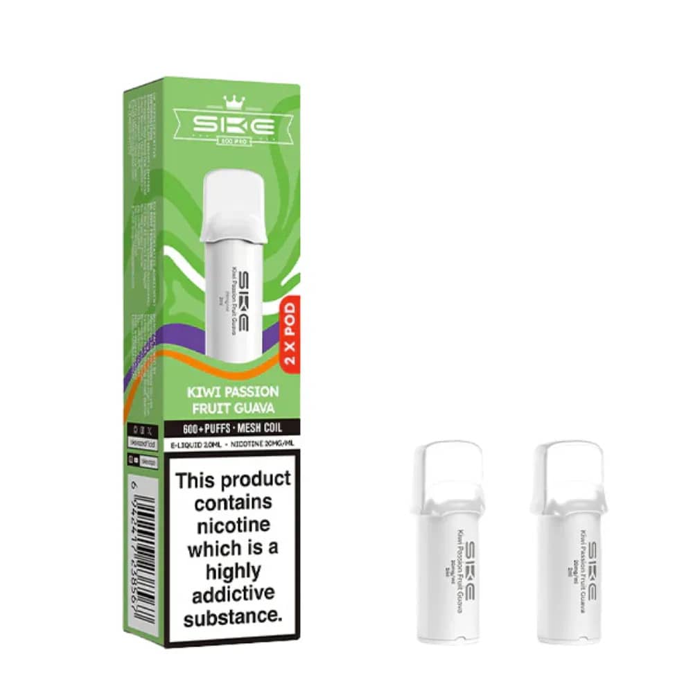 SKE Crystal Pro 600 Pods Kiwi Passionfruit Guava