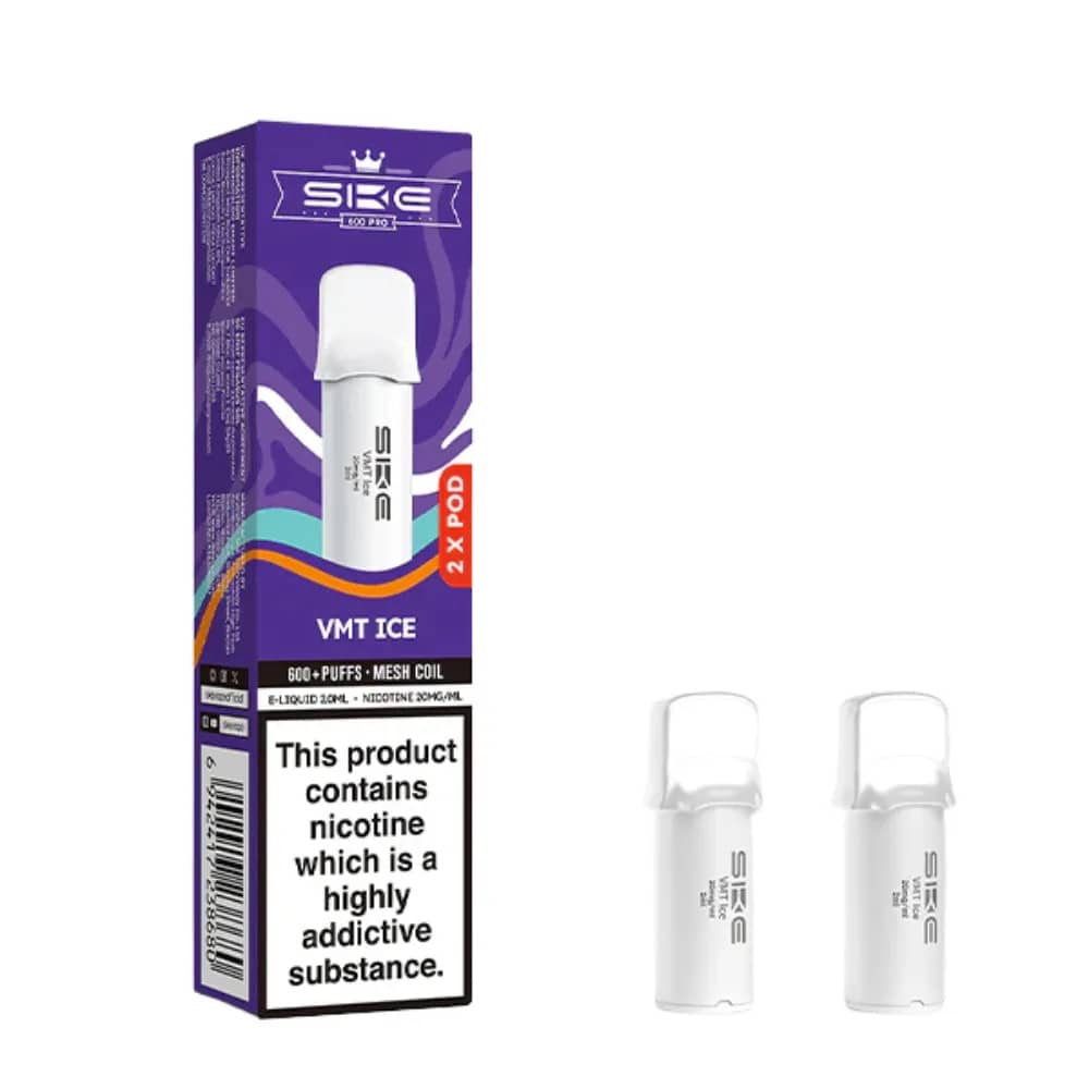 SKE Crystal Pro 600 Pods VMT Ice