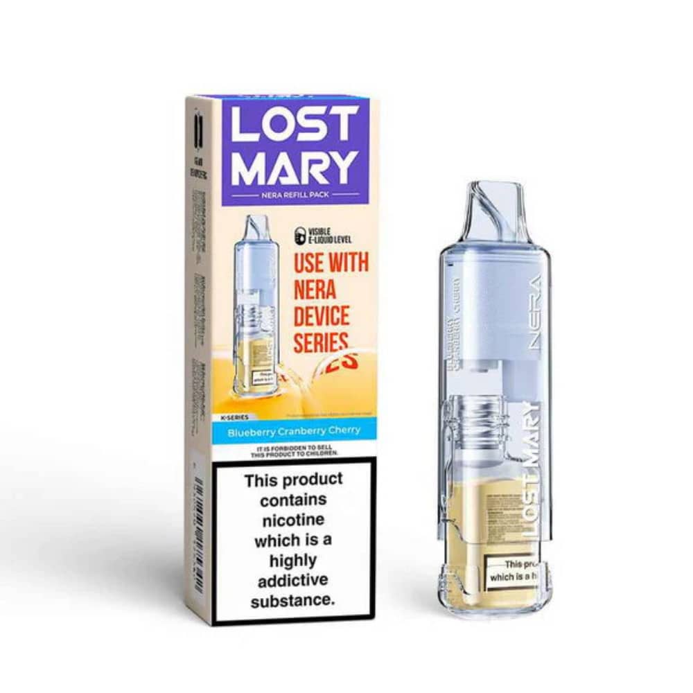 Lost Mary NERA 30k Pureview Refill Pod Packs Blue Cherry Cranberry