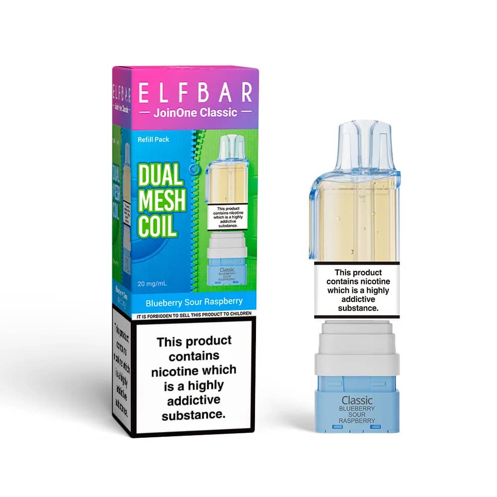 Elf Bar JoinOne15 Classic Refill Pods Pack Blue Sour Raspberry