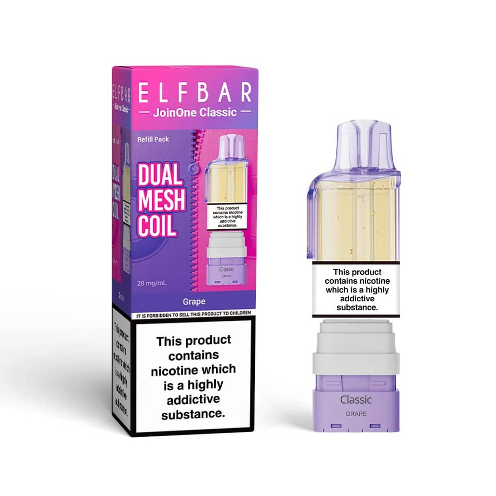 Elf Bar JoinOne15 Classic Refill Pods Pack Grape