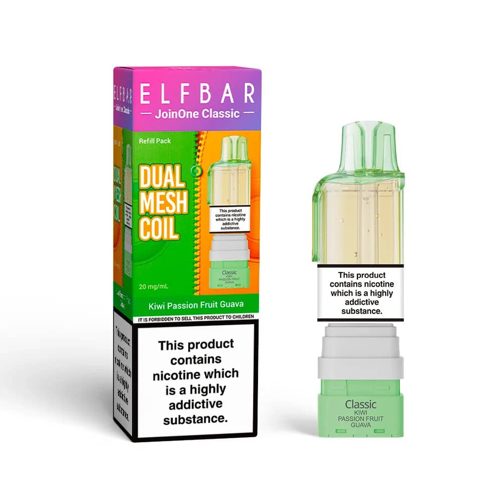 Elf Bar JoinOne15 Classic Refill Pods Pack Kiwi Passion Fruit Guava