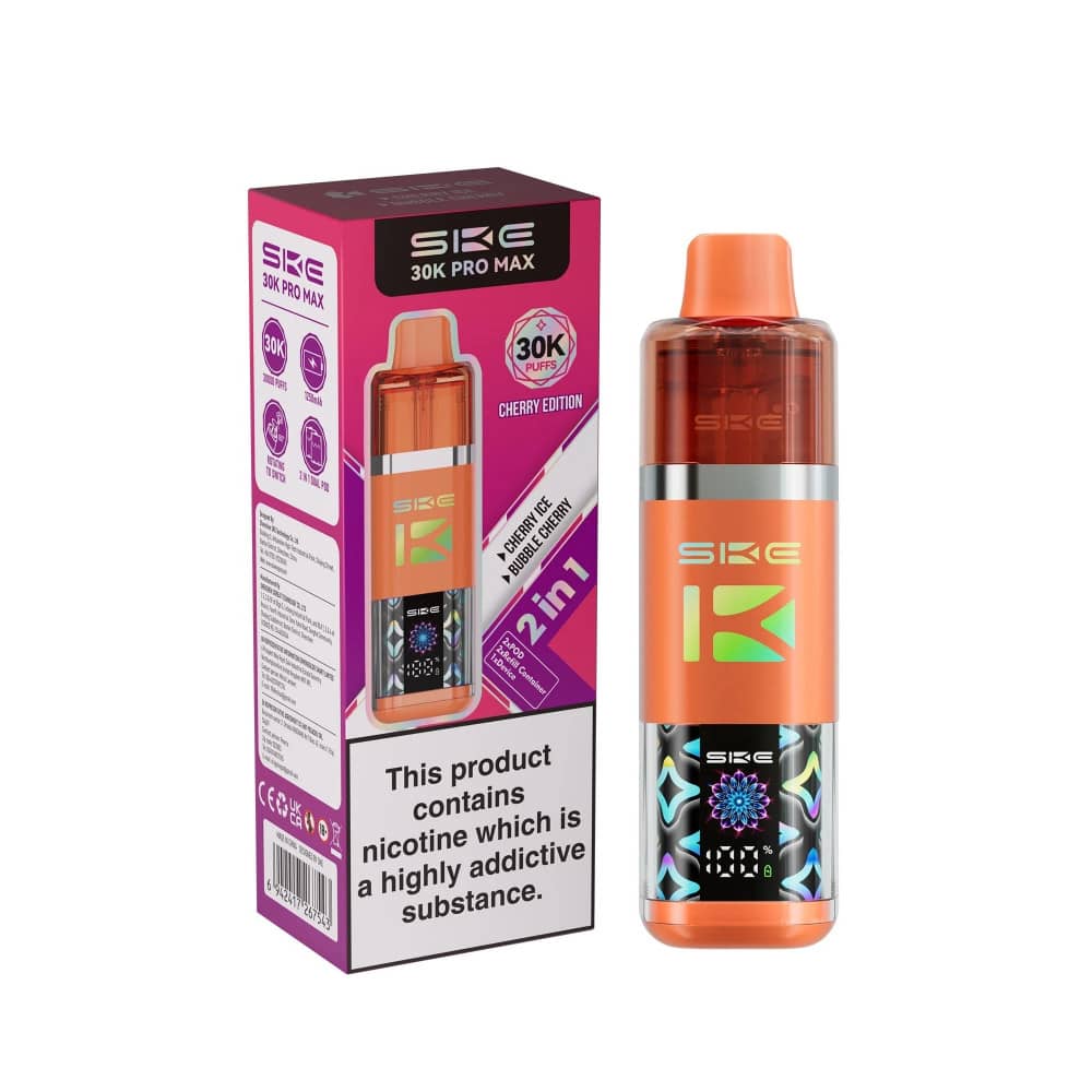 SKE 30k Pro Max Prefilled Vape Kit Cherry Edition