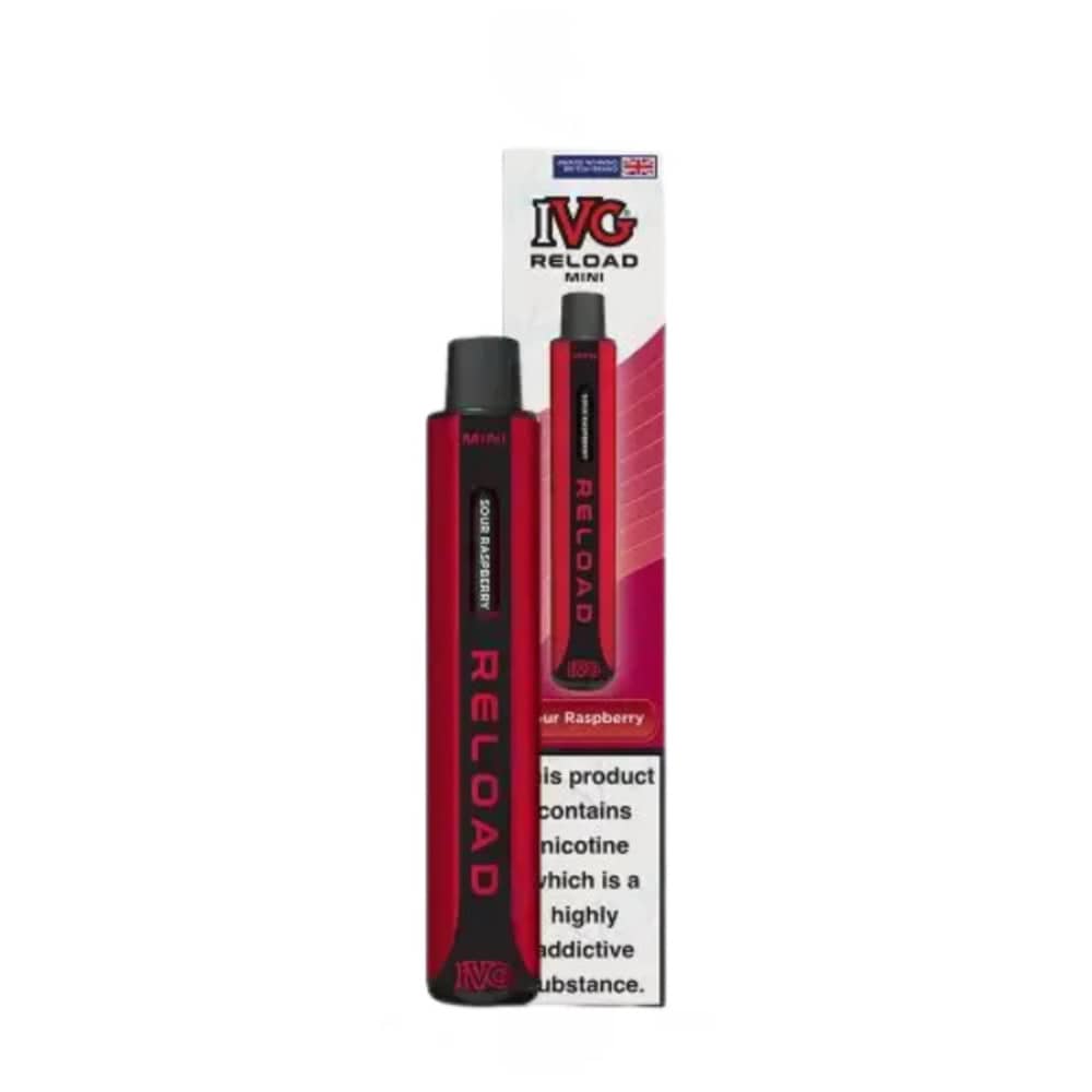 IVG Reload Mini Prefilled Pod Vape Kit Sour Blueberry Raspberry