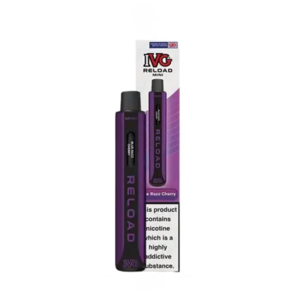 IVG Reload Mini Prefilled Pod Vape Kit Blue Razz Cherry