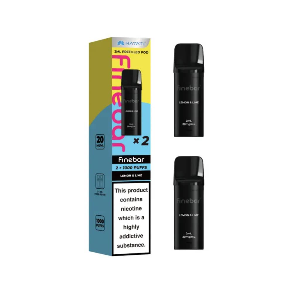 Hayati Finebar Prefilled Pods Lemon & Lime