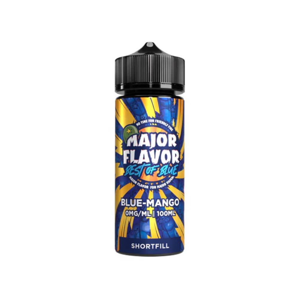 Major Flavour E Liquid Best Of Blue 100ml Blue Mango