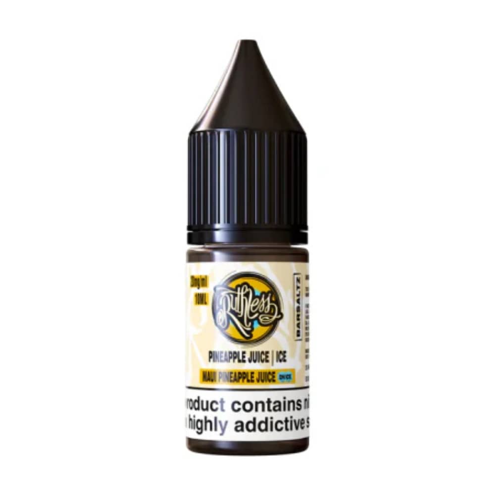 Ruthless Bar Saltz Nic Salt 10ml E-Liquid Box of 10 Maui Pineapple Juice On Ice