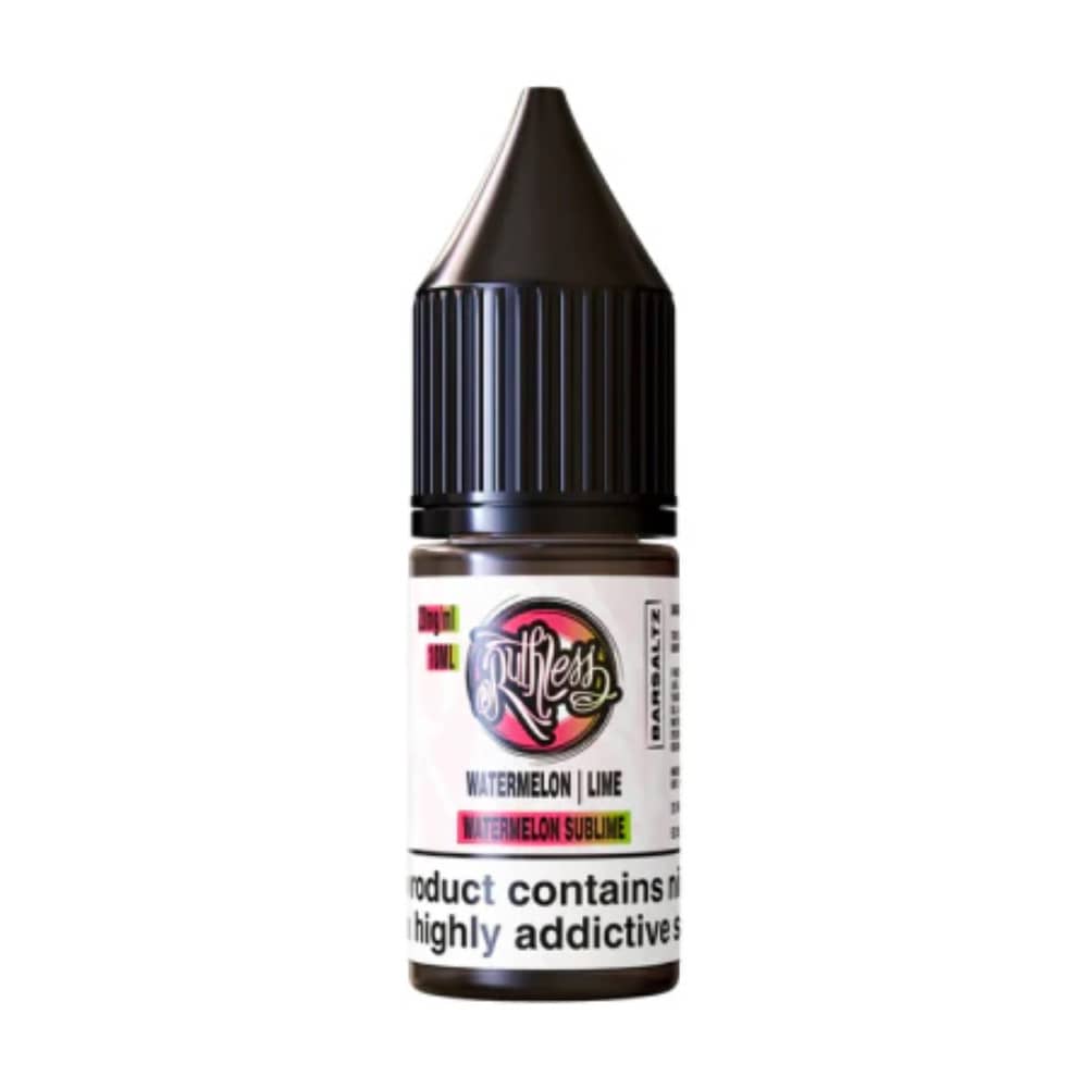 Ruthless Bar Saltz Nic Salt 10ml E-Liquid Box of 10 Watermelon Sublime