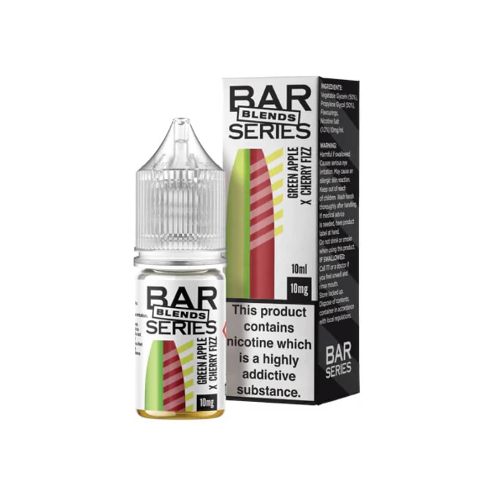 Bar Series Blends 10ml Nic Salts (50VG/50PG) Green Apple x Cherry Fizz